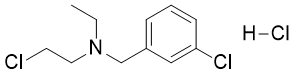 Benzylamine, m-chloro-N-(2-chloroethyl)-N-ethyl-, hydrochloride 63991-04-8